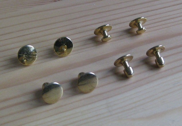 Stud Buttons on denim