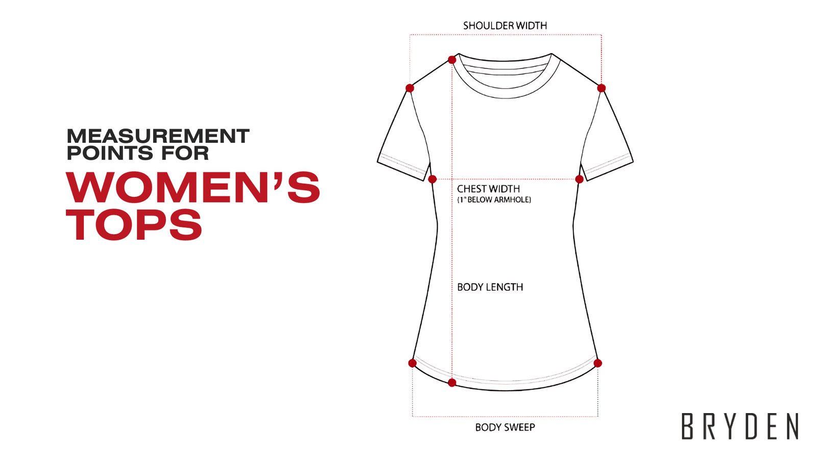 Key Measurement Points on a Women's Torso