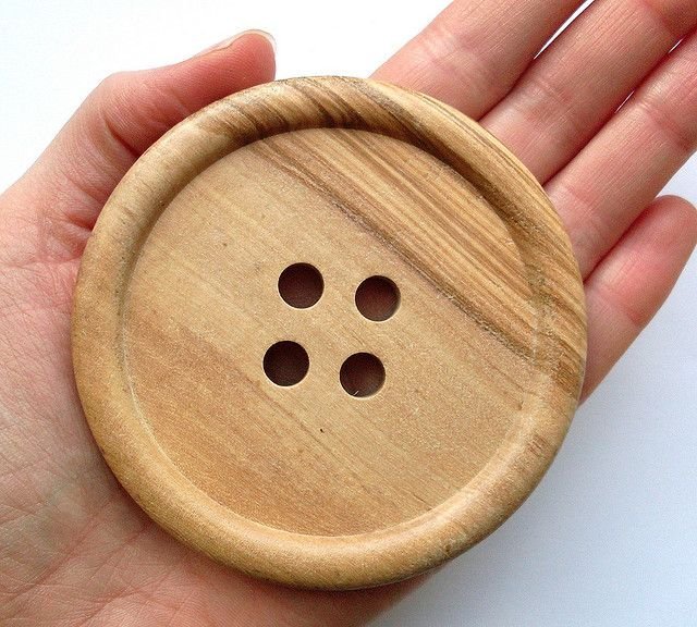 Carved Wooden Buttons
